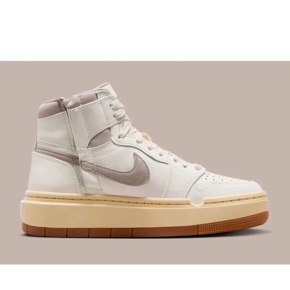 Nike Air Jordan 1 Elevate High SE Womens Sail College Grey Size 11 DZ3744 100 - Picture 9 of 13